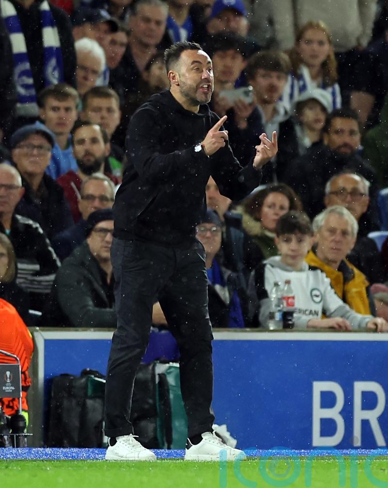 Roberto De Zerbi happy with Brighton players despite defeat to AEK Athens