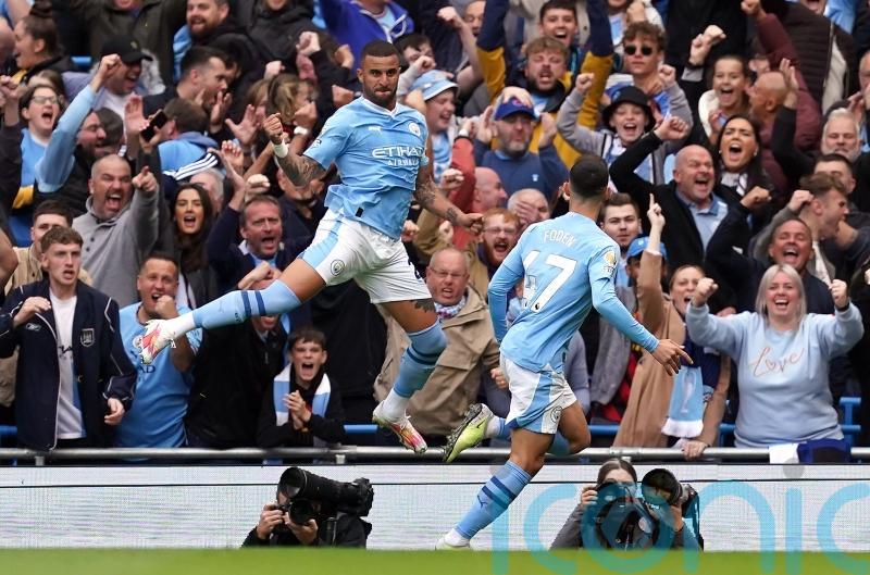 Manchester City overcome Rodri dismissal to maintain 100 per cent record