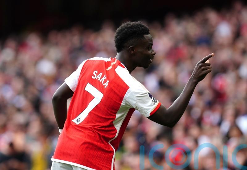 Bukayo Saka an injury concern for Arsenal&rsquo;s trip to Bournemouth