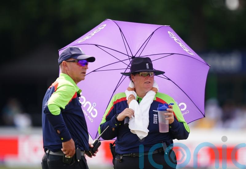 Umpire Sue Redfern makes history in County Championship match at Glamorgan