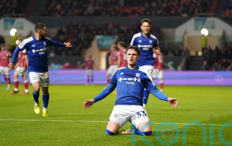 Nathan Broadhead nets winner as high-flying Ipswich battle past Bristol City