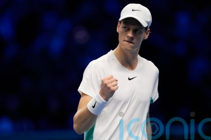 Jannik Sinner scores first career win against Novak Djokovic in Turin