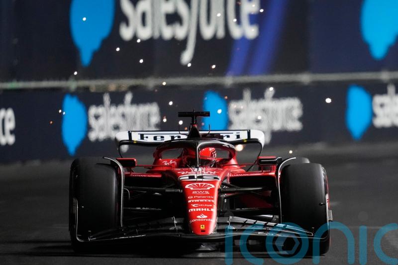 Charles Leclerc lights up Las Vegas to claim pole position for Ferrari
