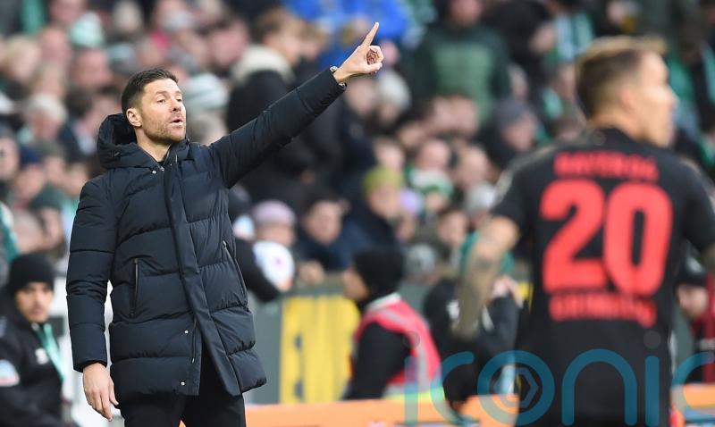 Bayer Leverkusen on top in birthday gift to coach Xavi Alonso