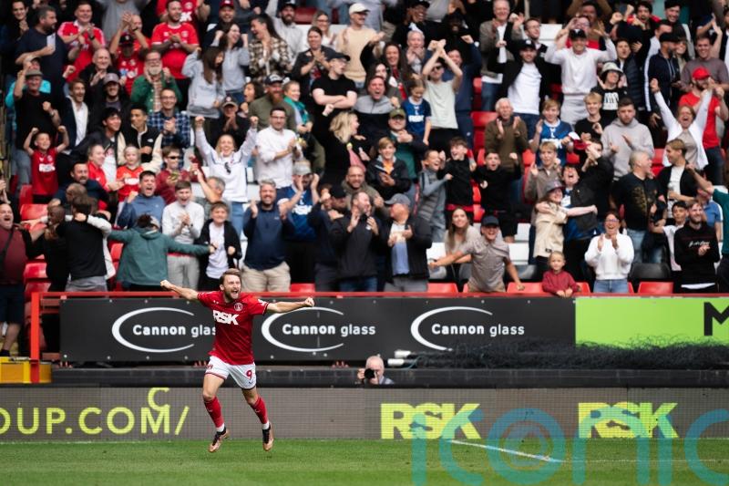 Alfie May on the spot against former club Cheltenham