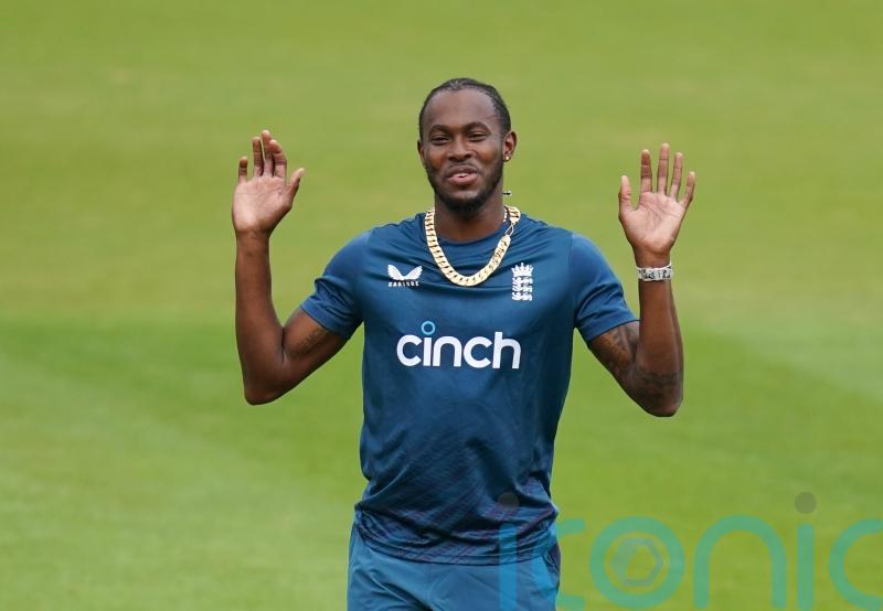 Jofra Archer is special guest at England training ahead of ODI series decider