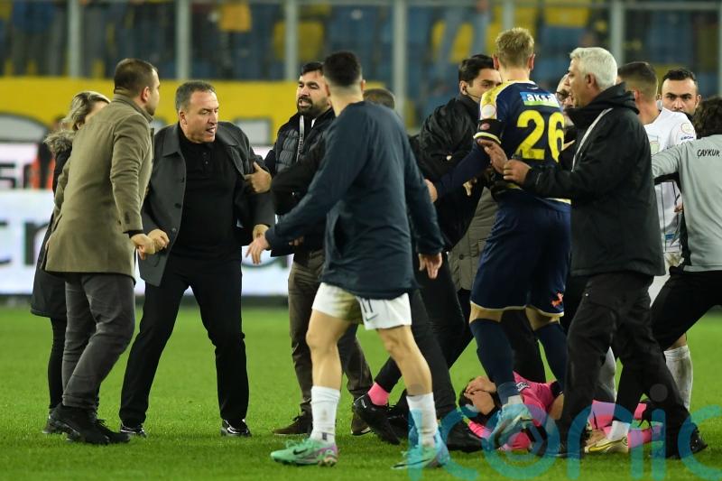 Domestic football in Turkey suspended after &lsquo;shameful&rsquo; attack on referee