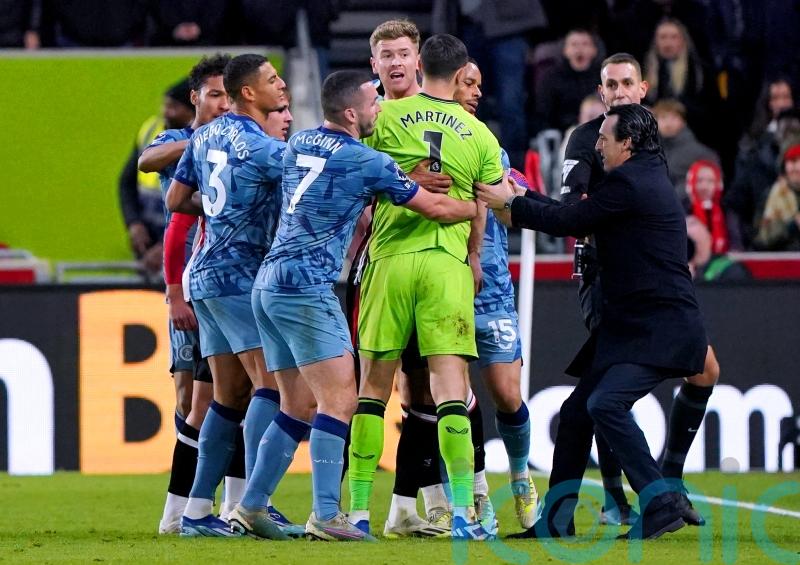 Aston Villa and Brentford charged over late fracas