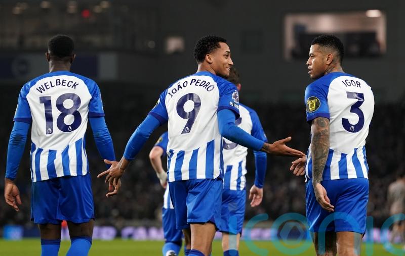 Joao Pedro on the spot as Brighton thump Tottenham