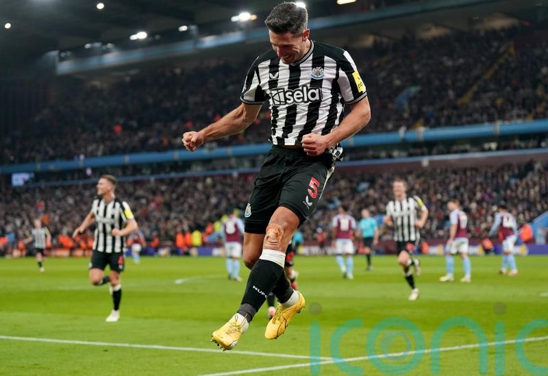 Fabian Schar scores rare double as Newcastle win at Aston Villa