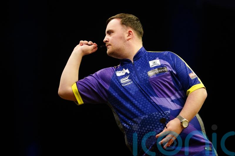 Luke Littler hits nine-dart finish on the way to landing his first ranking title