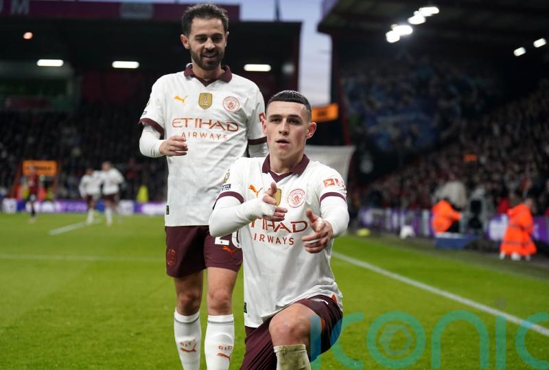 Phil Foden effort enough as Man City close gap on Liverpool with Bournemouth win