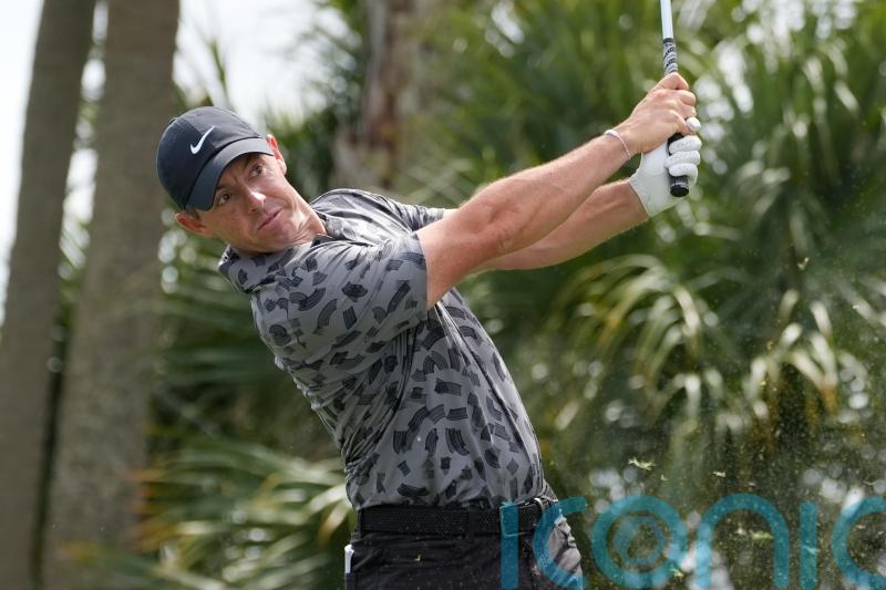 Rory McIlroy three strokes off the pace in Florida