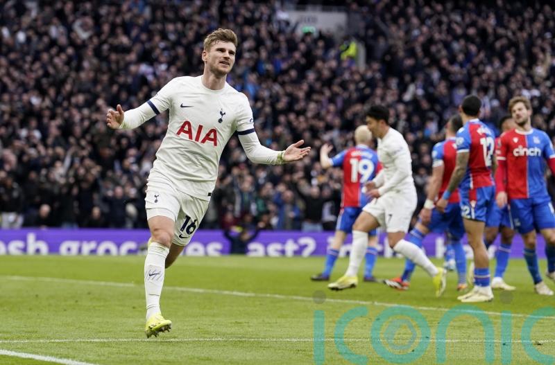 Ange Postecoglou hails Timo Werner display as Spurs beat Crystal Palace
