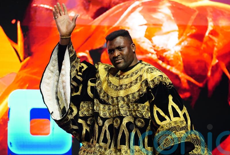 Francis Ngannou hits out at Tyson Fury at Anthony Joshua fight press conference