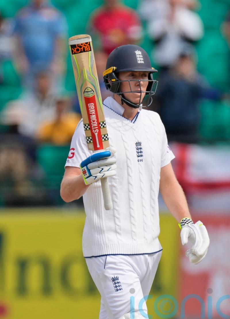 Zak Crawley reaches 61 at lunch as England seek consolation win against India