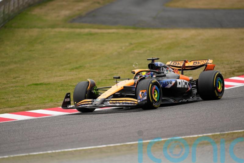 McLaren&rsquo;s Oscar Piastri leads the way in rain-affected second practice at Suzuka