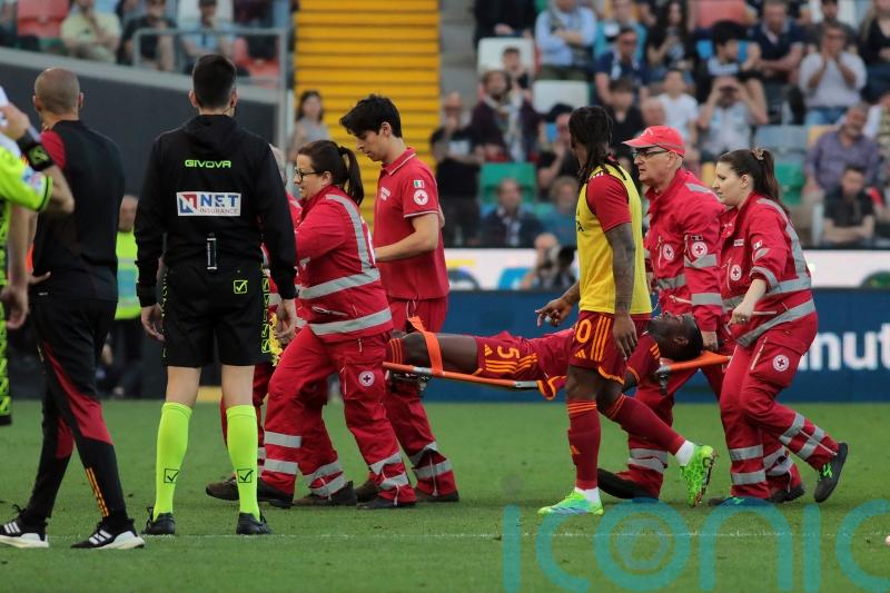 Evan Ndicka &lsquo;in good spirits&rsquo; in hospital after collapsing during Roma match