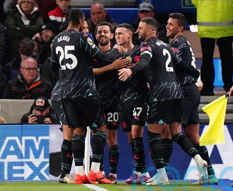 Phil Foden brace helps Man City thump Brighton and close gap on leaders Arsenal