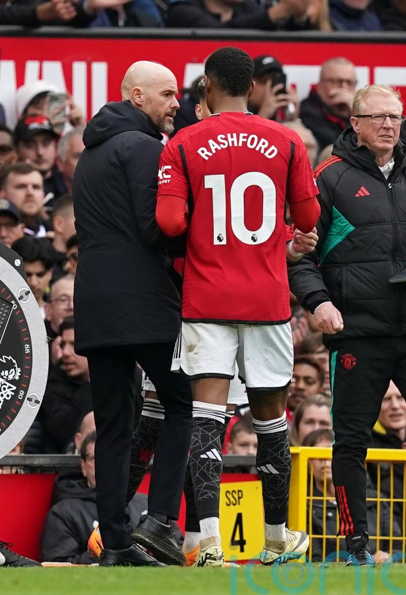 Erik ten Hag expresses &lsquo;a lot of sympathy&rsquo; for misfiring Marcus Rashford