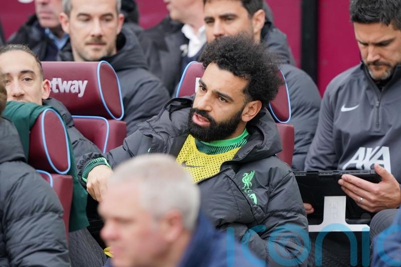 Mo Salah left on the bench as Liverpool&rsquo;s title hopes hit further at West Ham