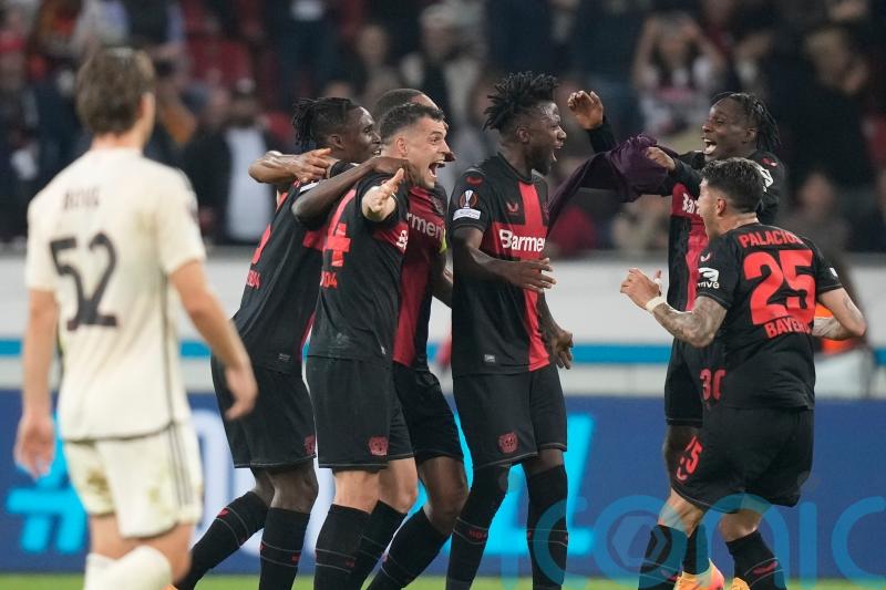 Leverkusen secure late draw to set unbeaten record and reach Europa League final