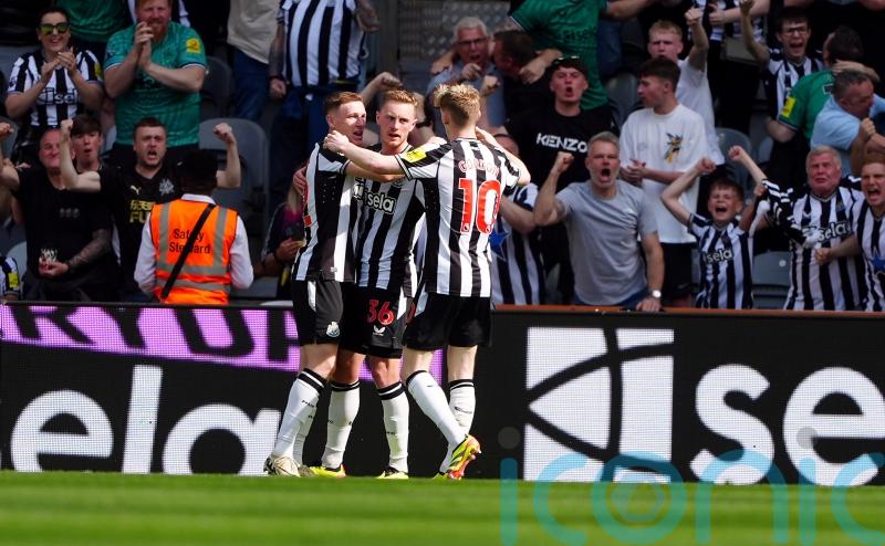 Sean Longstaff nets Newcastle equaliser against Brighton