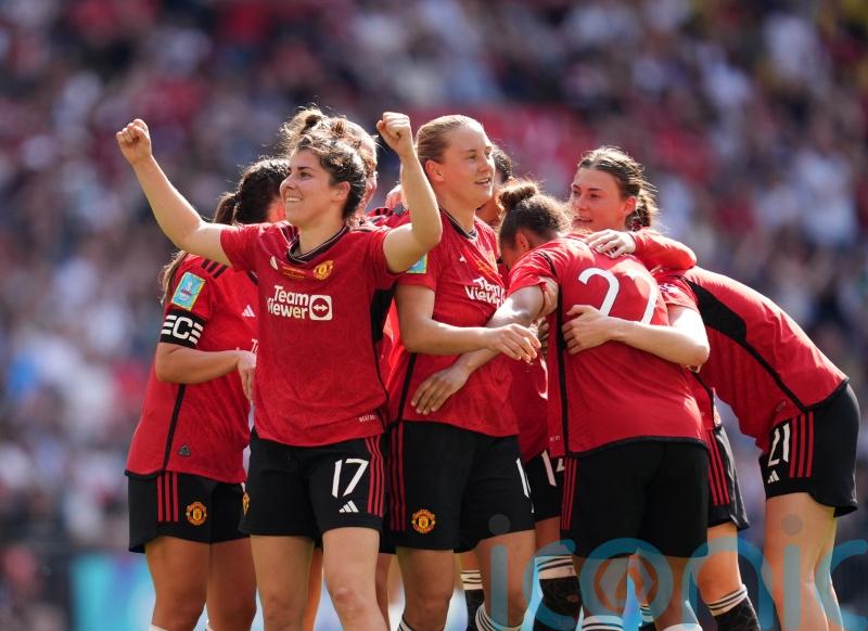 Manchester United thrash Tottenham to win Women&rsquo;s FA Cup for first time