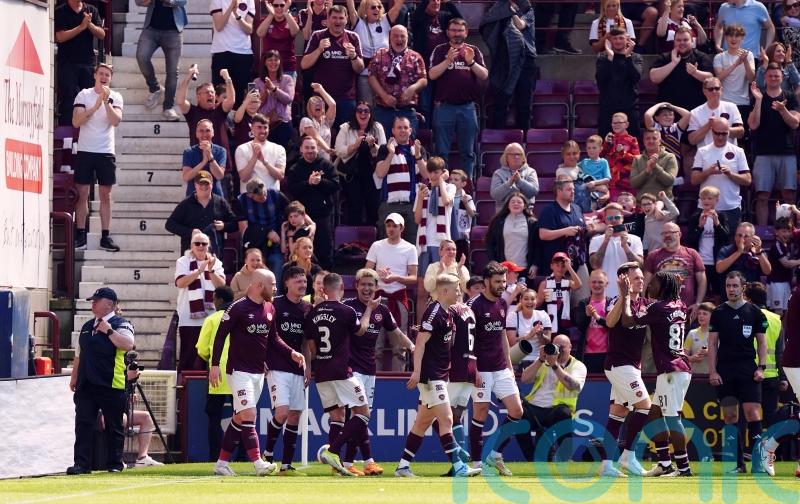 Hearts stage dramatic comeback to share spoils with Rangers