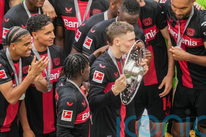 Bayer Leverkusen complete unbeaten Bundesliga season with victory over Augsburg