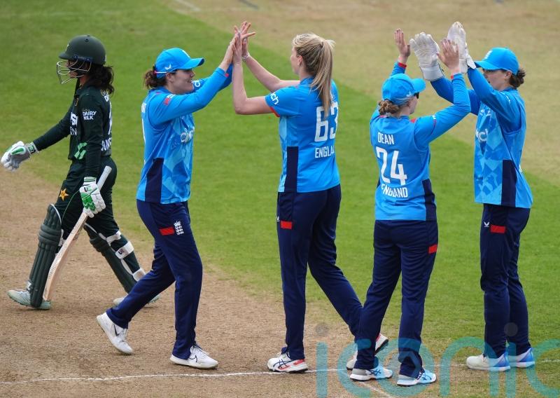 England beat Pakistan in ODI opener as Sophie Ecclestone edges closer to record