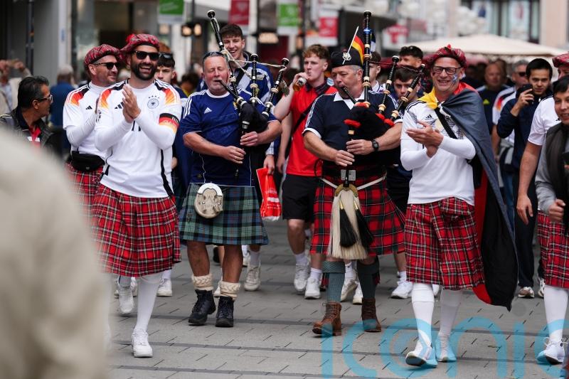 The best images as Scotland fans gather in Munich ahead of Euro 2024 opener