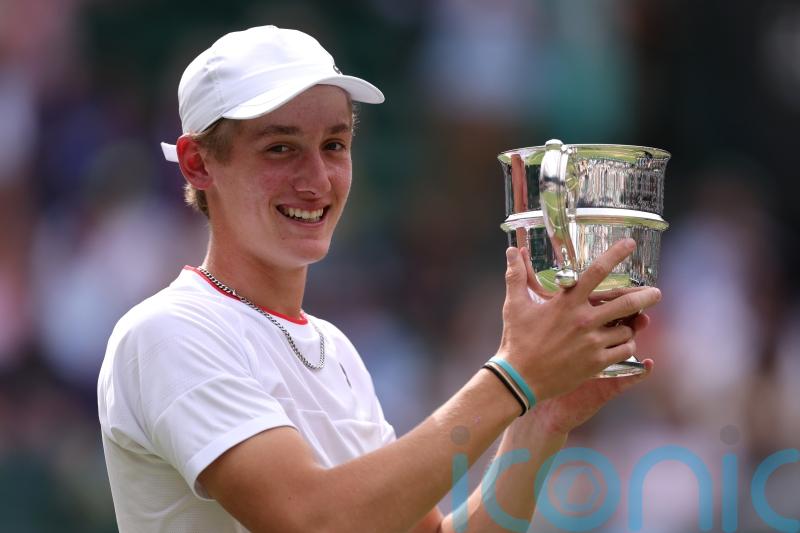 Henry Searle says &lsquo;great to be back&rsquo; at Wimbledon after boys&rsquo; title win in 2023