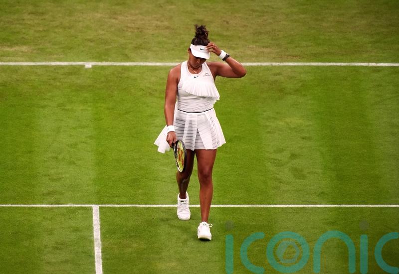 Naomi Osaka&rsquo;s Wimbledon return abruptly halted by Emma Navarro