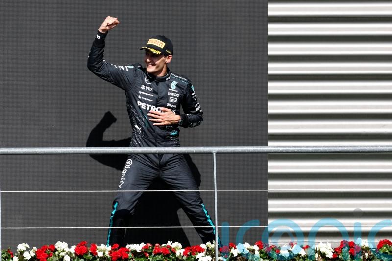 George Russell pips Lewis Hamilton as Mercedes secure one-two at Belgian GP