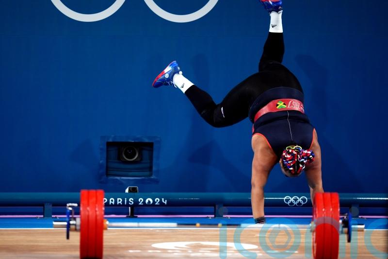 Emily Campbell launches cartwheel celebration after bagging Olympic bronze