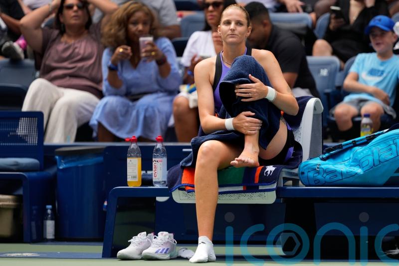 Karolina Pliskova retires hurt to send Jasmine Paolini through at US Open