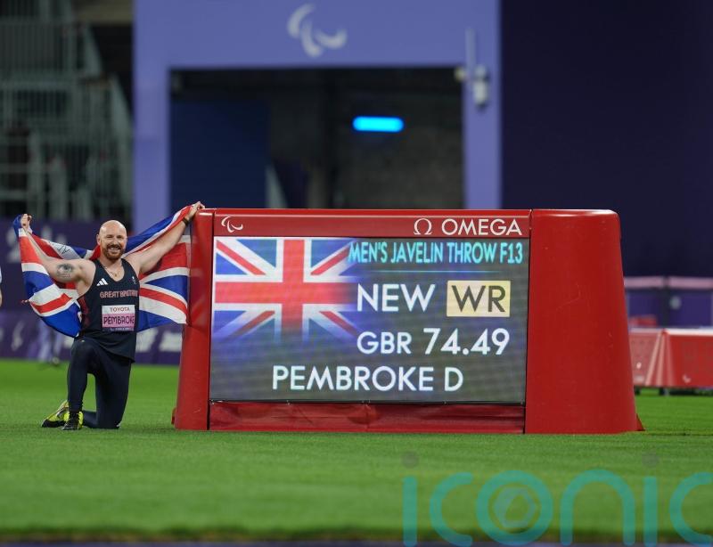 Dan Pembroke smashes world record en route to retaining Paralympic javelin title