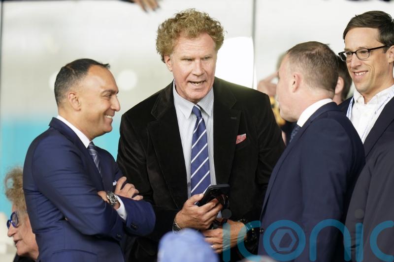 Hollywood star Will Ferrell in Elland Road stands as Leeds host Burnley