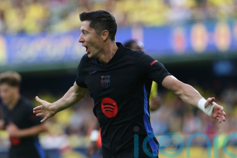 Robert Lewandowski and Raphinha bag braces as Barcelona blow away Villarreal