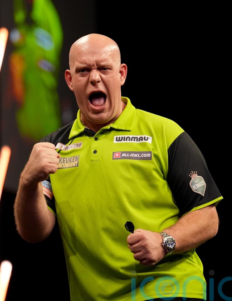 Michael van Gerwen wins gripping Budapest final against countryman Gian van Veen