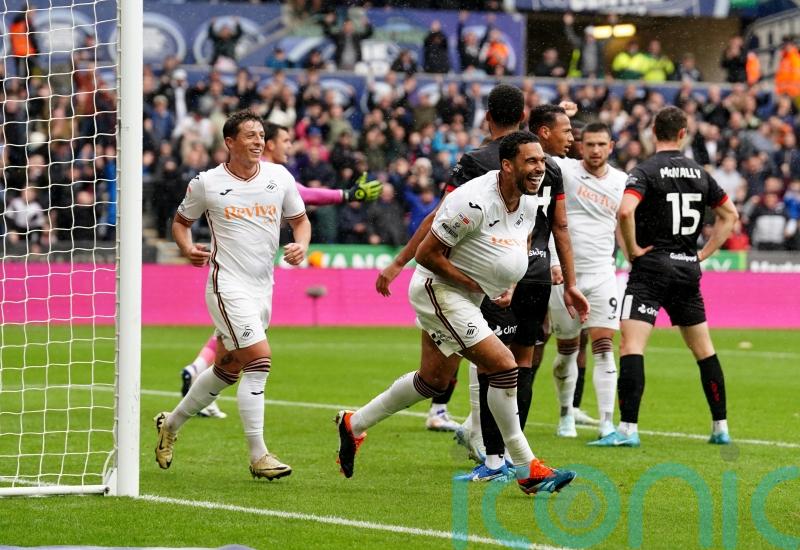 Jason Knight rescues a point for Bristol City at Swansea