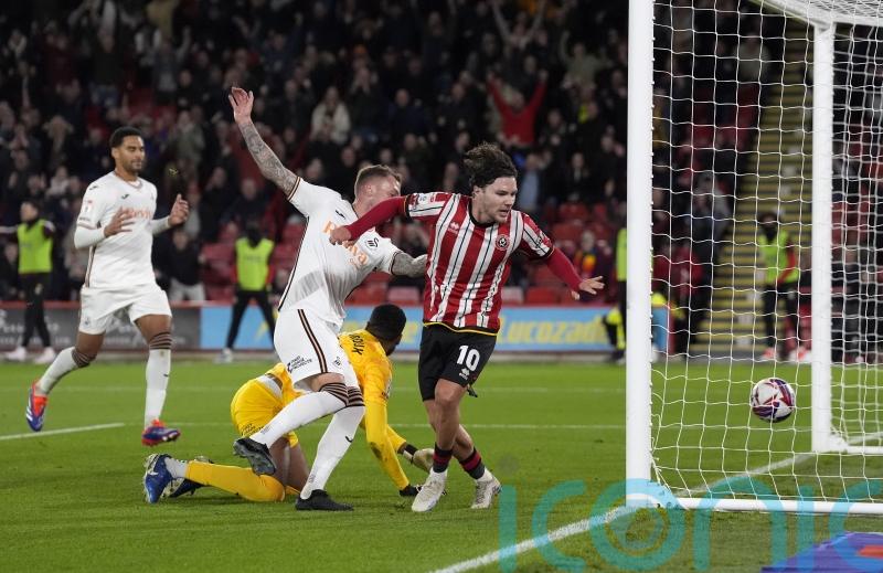 Josh Tymon&rsquo;s own goal sees Sheffield United move up to third in Championship