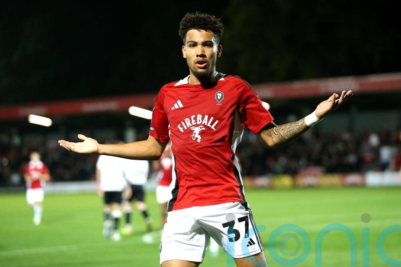 Francis Okoronkwo saves Salford at Fleetwood