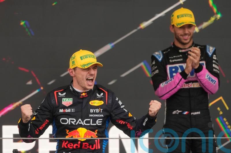 Max Verstappen &lsquo;wanted to destroy garage&rsquo; before storming to victory in Brazil
