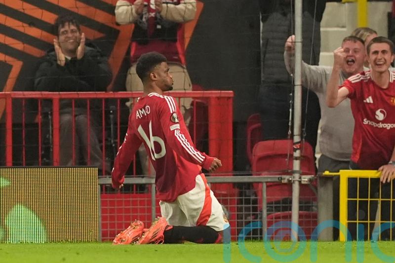 Amad Diallo double ends Manchester United&rsquo;s year-long wait for a European win
