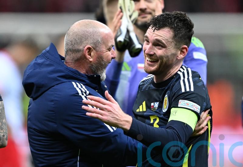 Andy Robertson marks 80th Scotland cap with stoppage-time winner in Poland