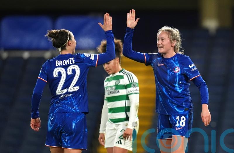 Chelsea reach Champions League quarter-finals after routine win over Celtic