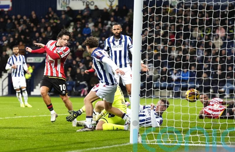 Sheffield Utd go back to top of Championship with 2-2 draw at West Brom