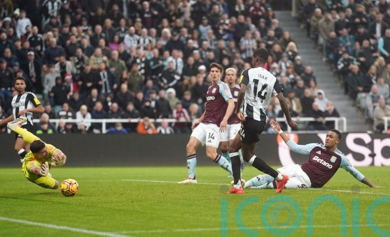 Alexander Isak strikes again as Newcastle ease past 10-man Aston Villa